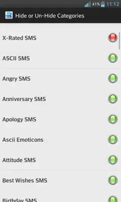 Pi SMS Collection android App screenshot 1