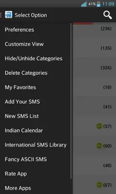 Pi SMS Collection android App screenshot 5